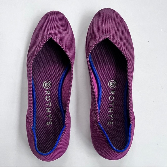 Rothy’s Purple The Flat Size 8.5 - Picture 3 of 16